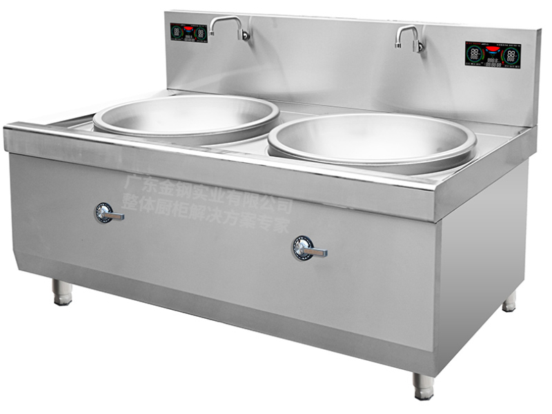 電磁雙頭大炒爐-JG